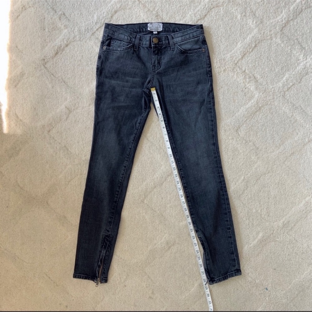 Current/Elliott Spade Ankle in Black Night Faded Black Jeans - Picture 5 of 15
